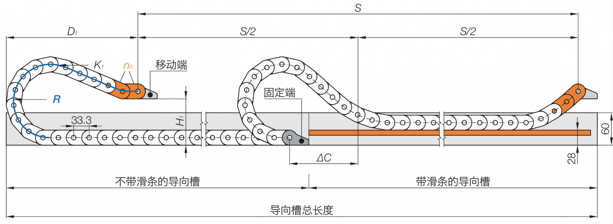 E21拖链系列 - 蓝固科技